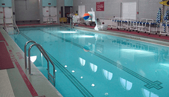 ADA-equipped swimming pool
